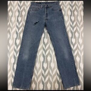 ✔️LEVI AUTHORIZED VINTAGE MENS JEANS MADE IN THE USA